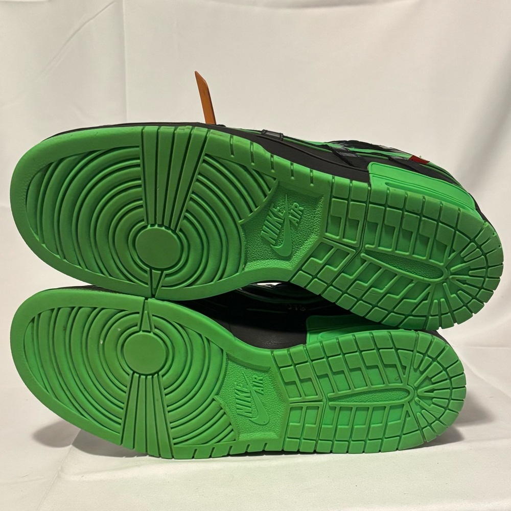 Nike Off-White x Air Rubber Dunk Low Green Strike CU6015-001 Men’s Size 14 - Picture 6 of 7